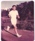 Con Comino with Olympic Torch 1956 