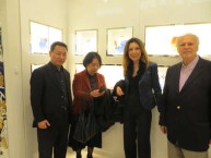 Masaaki Noda, Hisami Kuroiwa, Mrs Fassianos and Takis Efsthiou 