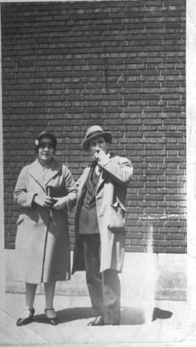 Mr. and Mrs. Nicholas Gavriles. Michigan 1920's 