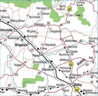 Chinchilla Map 