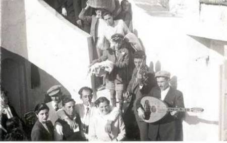 Musicians at the Fardoulis/Lahanas wedding 1954 