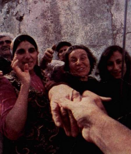 Welcome to Kythera! 1976. Townsfolk in the village of Friligianika... 