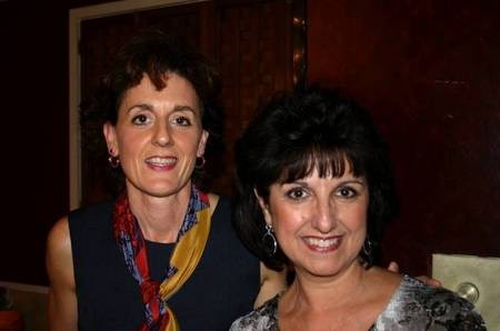 Elaine Moulos & Vikki Fraioli at annual Kytherian Luncheon 