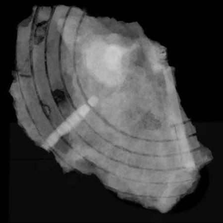 The Mysterious Antikythera Mechanism. An ancient Computer. - Anti Kyth Mech Actual 3 D image produced by Wright & Bromley