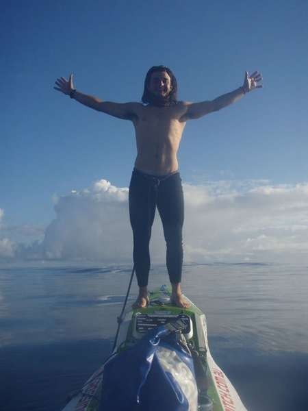 James Castrission - James on the Front of Lot 41 in the middle of the ocean