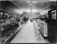 Interior Paradise Candy Store from entrance 