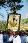 The procession of Panagia Myrtidiotissa 
