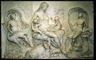 Gaia, Uranos, Ronos, Aphrodite. 