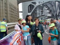 Kytherians cross 'Our Bridge' Sydney Harbour Bridge 75th Anniversary 