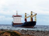 Christian D runs aground at Diakofti 