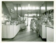 Espresso and milk bar, Londys café, Toowoomba, 1962 