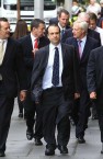 Racing NSW CEO Peter Vlandys arrives at the Federal Court in Sydney for the race fields legislation decision. 