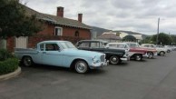 Some of the beautiful antique cars that made the journey to Bingara 
