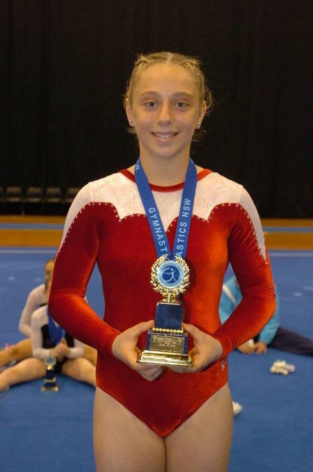 Stephanie Magiros. Champion gymnast. 