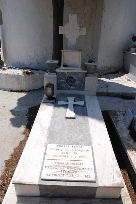 Theodoros A. Koronaios family plot, Potamos (1 of 2) 