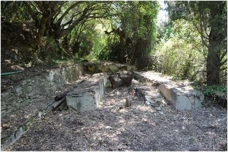 The “picnic area” at the Manganou spring, after being cleared in 2011 