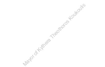 Mayor of Kythera Theothoros Koukoulis