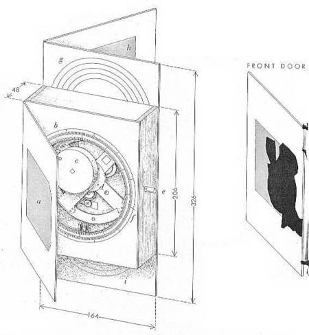 Antikythera mechanism 2  - line drawing of the mechanism in situ - Antikythera Mechanism - Line Drawing