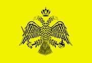 Double Headed Eagle iconology and the Greek Church. - Flag of the Byzantine Empire under the Palaeologian dynasty and today the flag of Mount Athos.