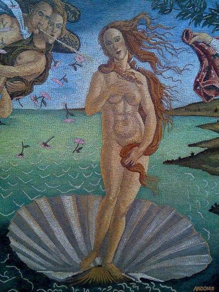 Birth of Venus mosaic by Andonis Georgopoulos - 019