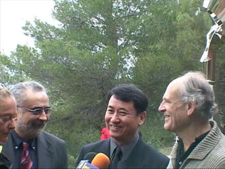 Masaaki Noda - ECCD Director Yiallouridis, Noda, Efstathiou at Dedication