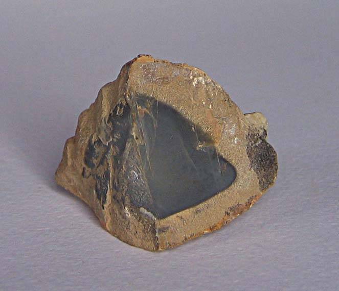Flint In Limestone Rocks - Black flint and limestone
