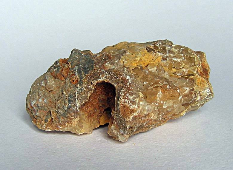 Rocks Calcite formed on Limestone