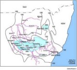 Hunter Valley Flood Map. 