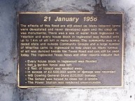 Plaque at Inglewood, Northern NSW. 