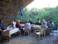 Inside Agia Sophia cave Church 