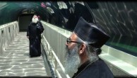 The Metropoliti and Father Petros at the Aquarium in Darling Harbour 