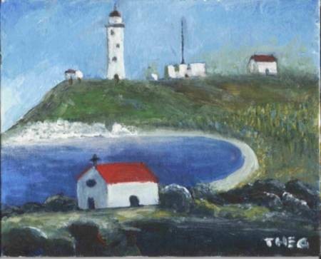 Theo Corones' painting of the Light House. 