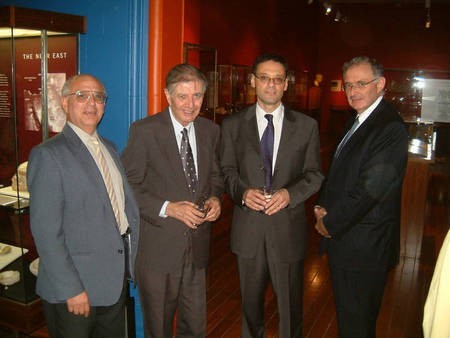 Victor Kepreotis, Prof. Manuel Aroney, Stavros Paspalas, & Angelo Crones. 