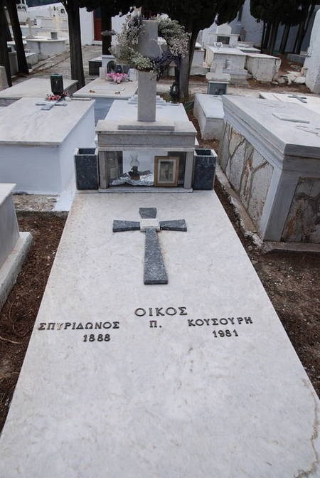 Grave  SPYRIDONOS  P  KOUSOURI  1888- 1981 