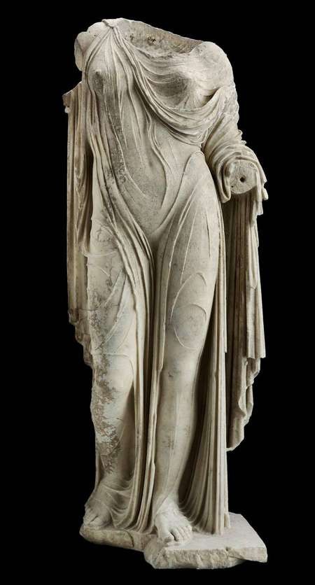 Exploring the Mysteries and Myth of Aphrodite and Venus - Pictured, Statue of Aphrodite or a Roman Lady Roman, second century AD.
