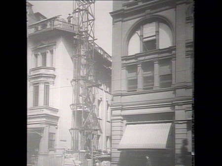 Tears, Songs, as Athenian Club Closes - Building elevator showing full length of frame, old Athenian Club