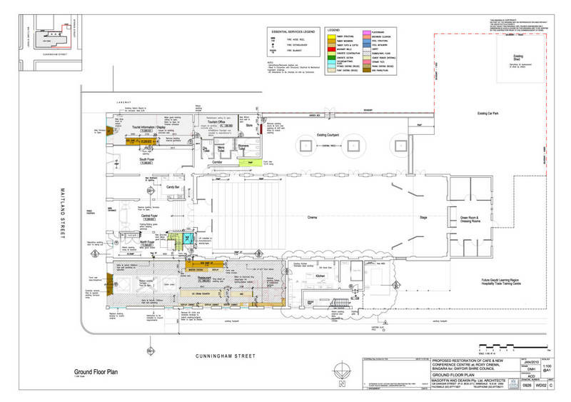 Documents Plans For The Roxy Cafe The Tourist Information Centre And The Roxy Museum