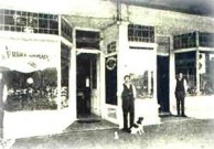 Ballina, 1916. Harry Krithari outside his store. 