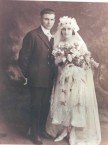 Uncle Ted Gavrilys and wife Mary Koukoulis wedding photo 