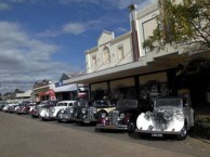 The beautiful Roxy 'complex' attracts vintage car tourers on a regular basis 