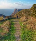 A walking trail on Kythera 