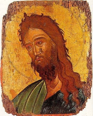 Icon of Aghios Ioannis Prodromos (St. John Prodrome). 