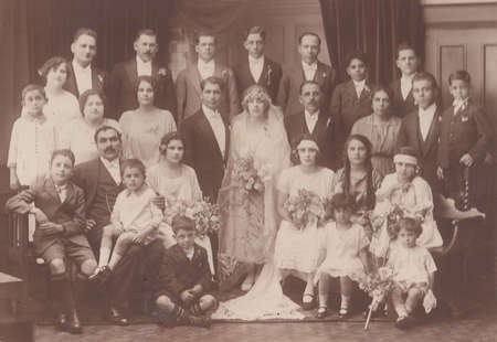 Marriage of Bretos Margetis to Theodora Lianos, 1925 