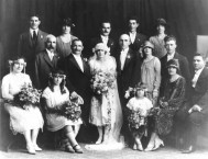 Wedding of Stathi Makris and Angeliki Kouvara, Brisbane, 1927 