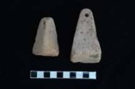Two pyramidal loom weights, classical period, from Vythoulas 