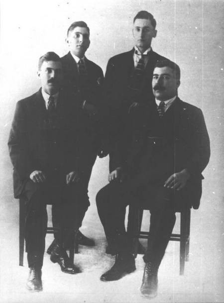 Tzortzopoulos Brothers with unknown young men 