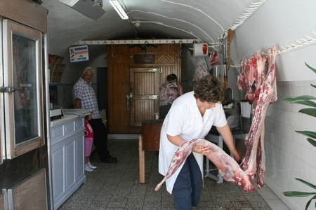 '' the village butcher'' 