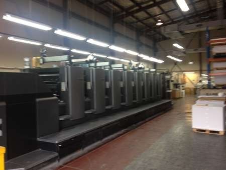 The massive Heidelberg printer, at the KWHF's Australian printers 