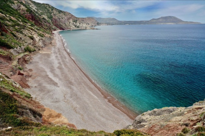 The infinite beach of Fyri Ammos 