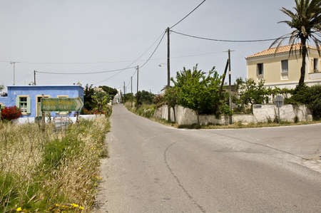 Design for the courtyard of the Kythera Municipal Library - Library turnoff